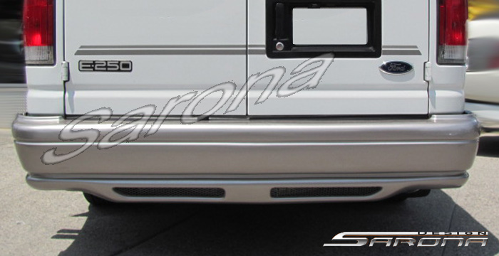 Custom Ford Econoline Van Rear Bumper  All Styles (1992 - 2013) - $650.00 (Part #FD-003-RB)